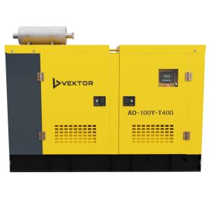 Дизельный генератор Vektor AD-100Y-T400 в шумозащитном кожухе